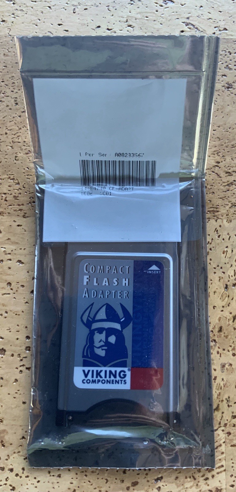 Viking Components COMPACT FLASH ADAPTER CF32M-ADAPT NEW In Sealed Anti-Static