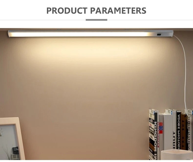 USB 5V LED Under Cabinet Light Hand Wave Sensor Kitchen Closet Lamp Strip
