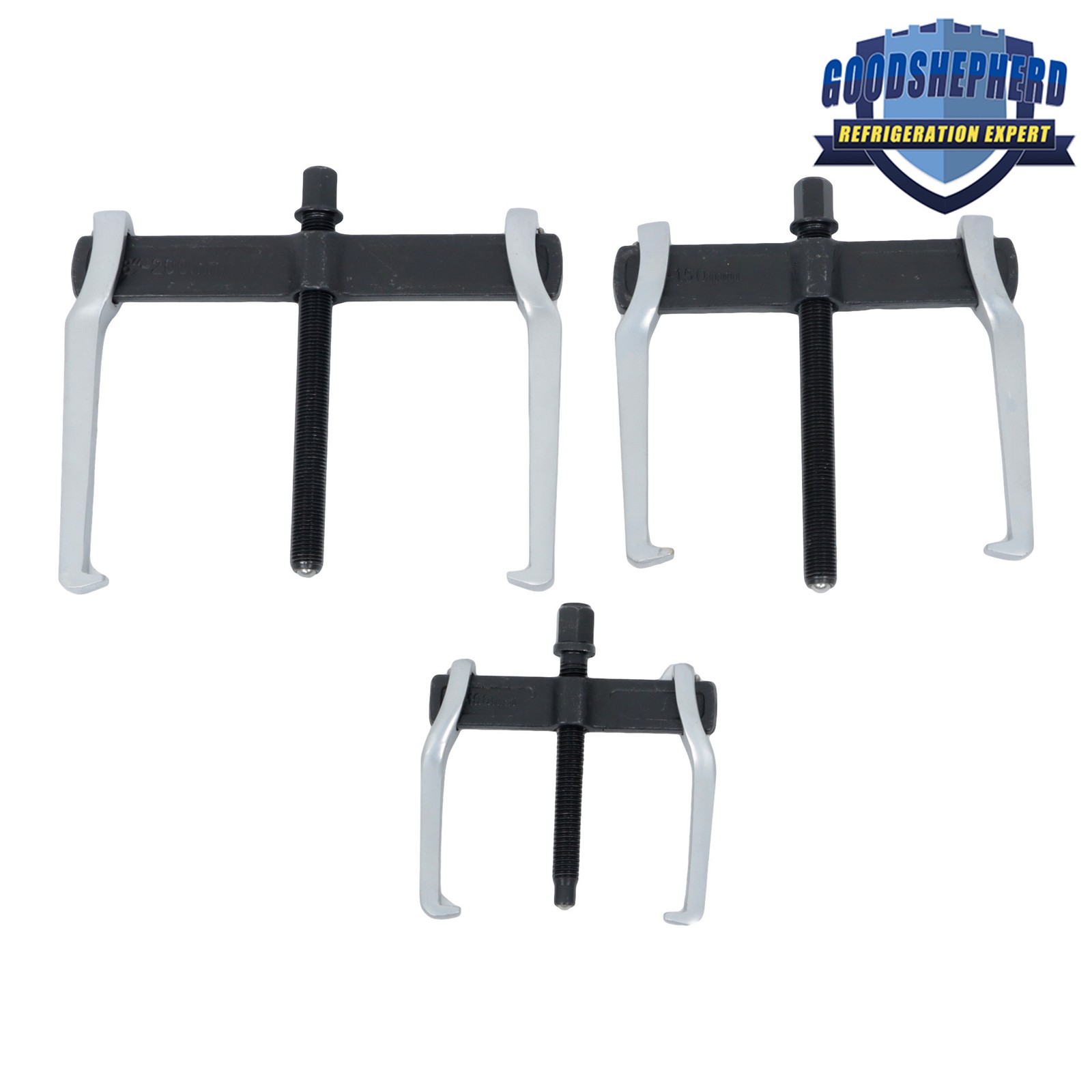 Two Jaw Gear Puller Set 4'' 6'' 8'' Steel Bearing Puller Gears Tool Adjustable