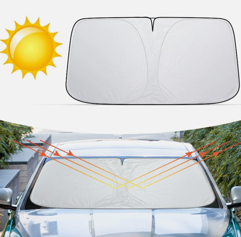 Fit Honda Foldable Car Windshield Sun Shade Shield Cover Visor UV Heat Block