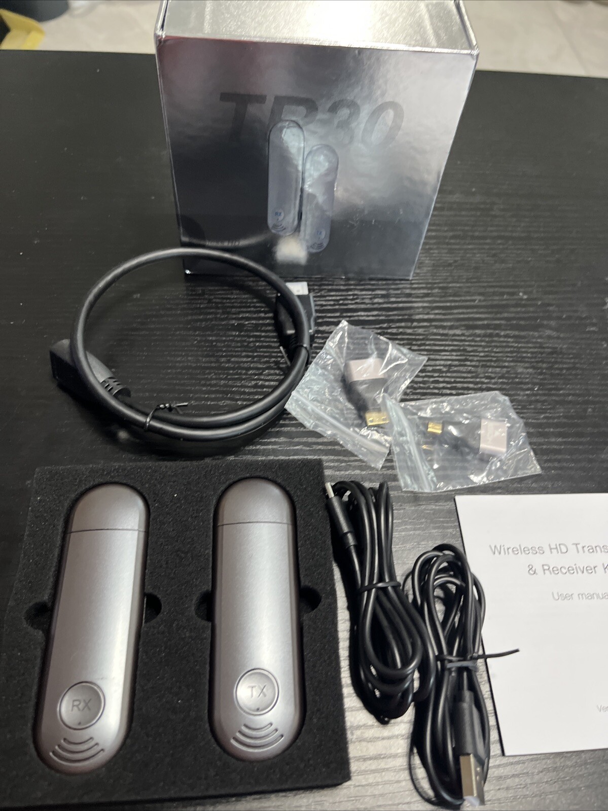 TR30 Wireless HD Transmitter & Receiver Kit New Open Box