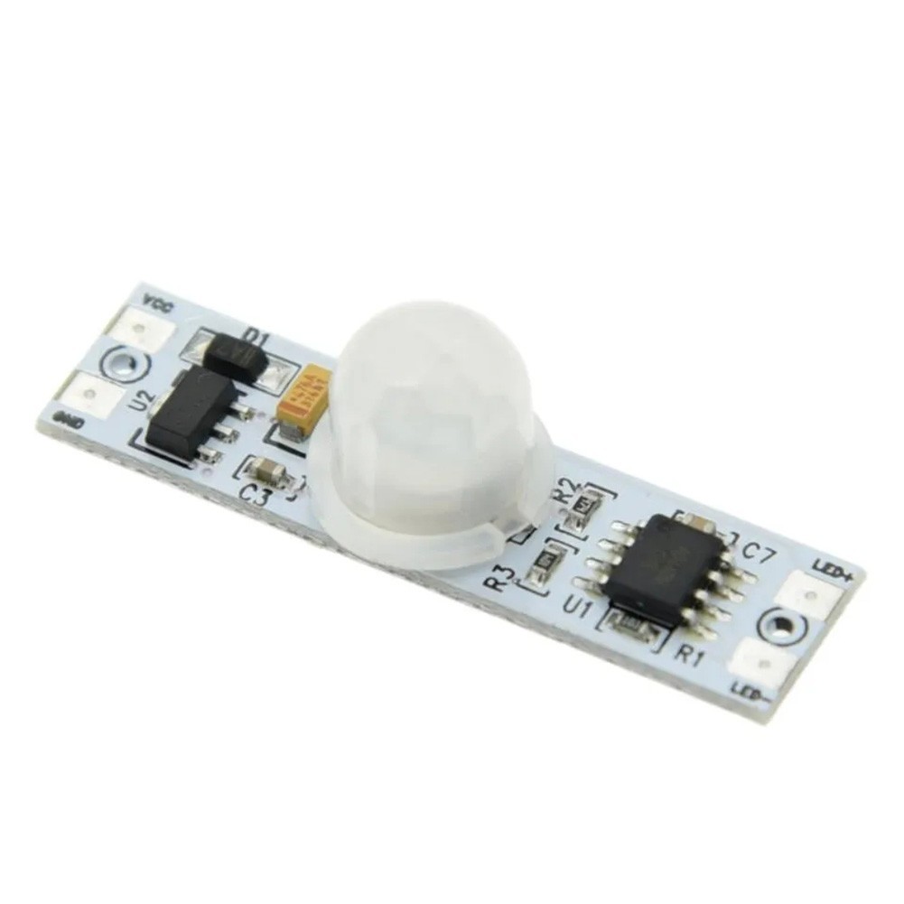 Compact 40x10mm PIR Sensor 2pcs 5-24V DC for Proximity-Based Control for logic