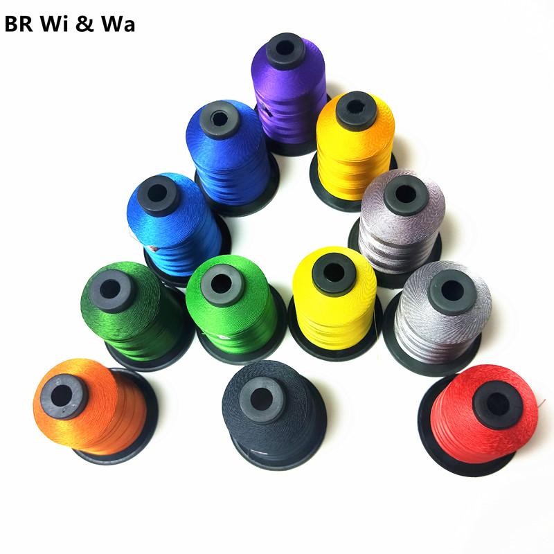 12 Colors Nylon Thread 2000m Spool 210D DIY Fishing Rod Building Repair Tools