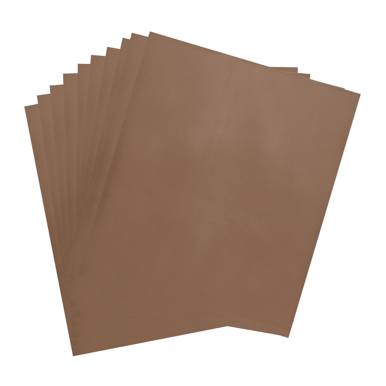 11.4"x8.3" Hot Foil Paper Hot Stamping Transfer Paper, Sheet of 10 (Coffee)