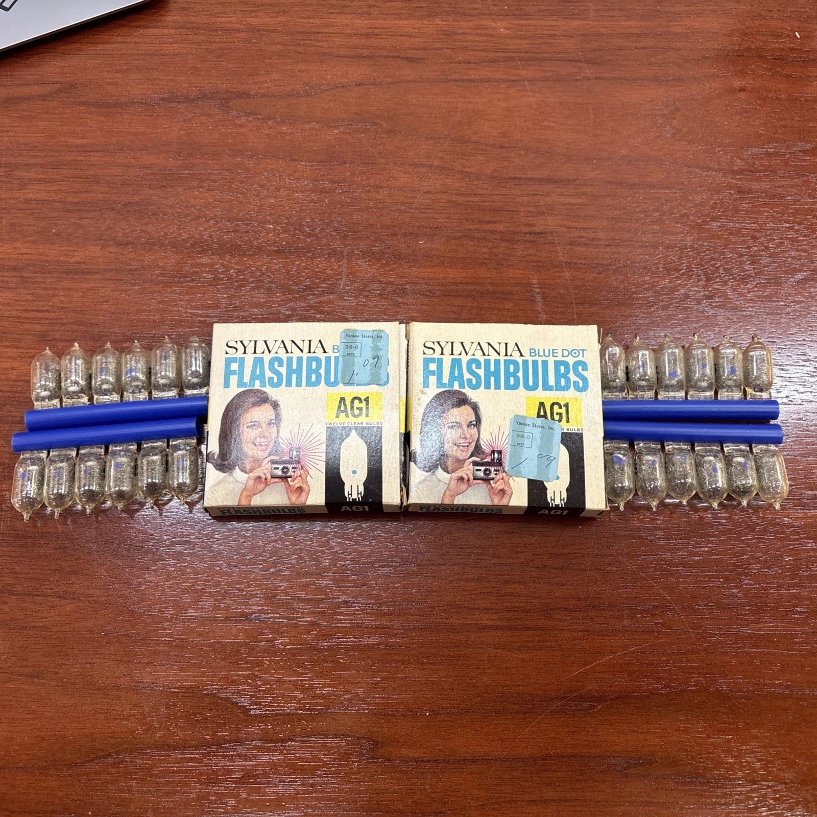 2 12-PKs AG1 FLASH BULBS Vintage