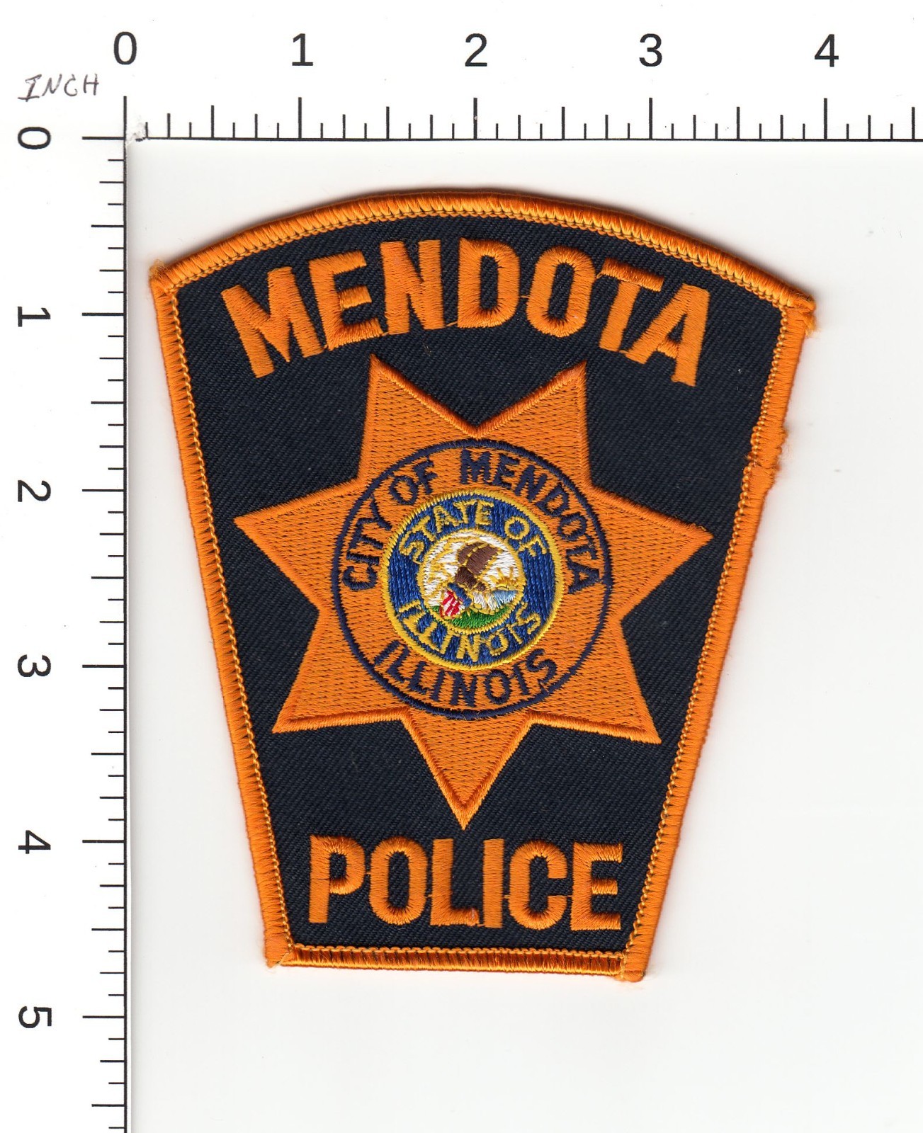 MENDOTA --  ILLINOIS COLLECTIBLE POLICE PATCH