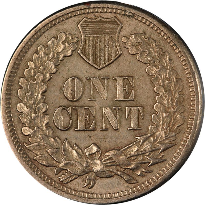 1864 CN Indian Cent Nice AU/BU Nice Eye Appeal Nice Strike