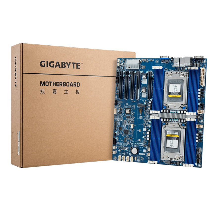 Gigabyte MZ72-HB0 REV4.0 AMD EPYC 7002-7003 Dual Socket Server Board DDR4 SP3
