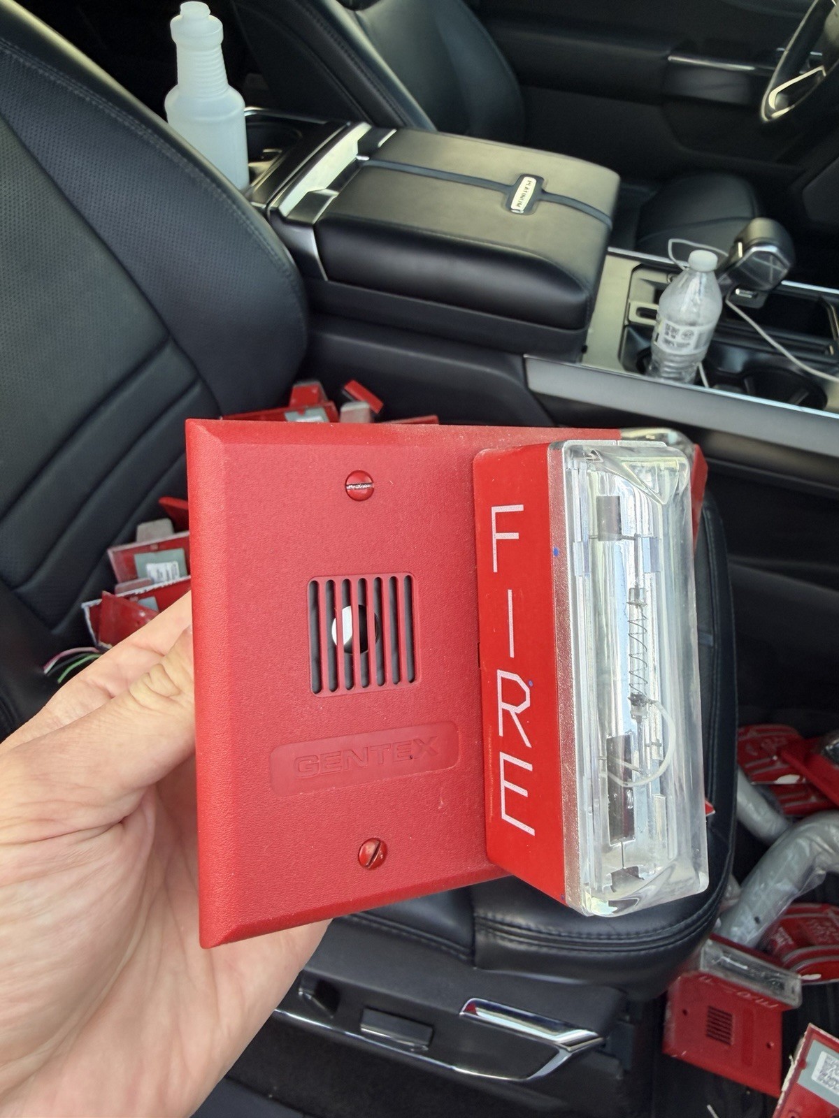 Gentex GX90S-4-15/75WR 24VDC Fire Alarm Horn Strobe Red – Removed Working