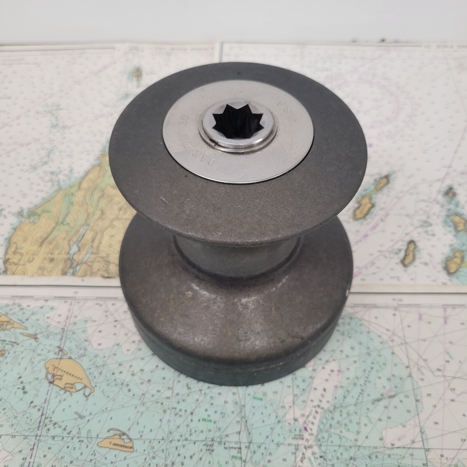 Barient #20 Single Speed Black Anodized Winch