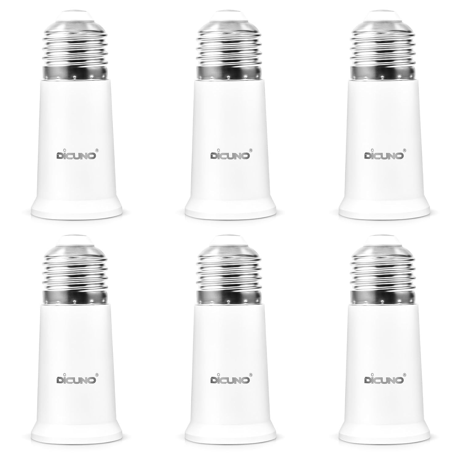 E26 Socket Extender, E26 Standard Medium Base Lamp Bulb Socket Adapter of 5CM...