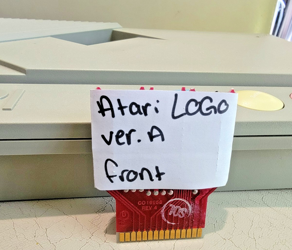 Atari Logo Ver. A; 400/800/XE; Cartridge No Case!