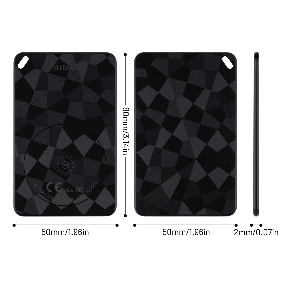 Smart Wallet Tracker Card Wireless GPS Finder for iPhone Find My App / Android `