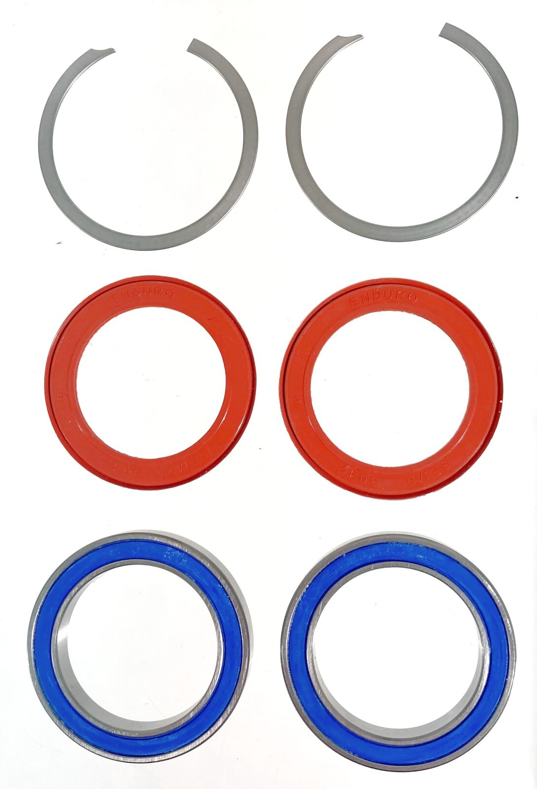 SRAM BB30 Bearing Kit Assembly With Clips Road Bike Bottom Bracket Mountain 30mm