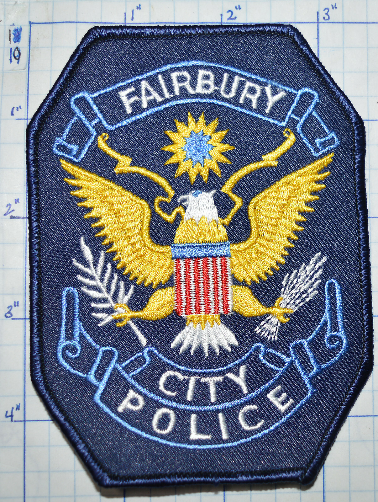 ILLINOIS, FAIRBURY CITY POLICE DEPT PATCH