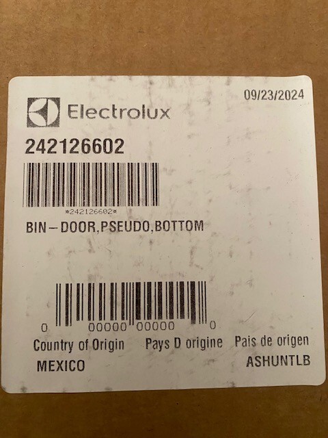 242126602 - GENUINE ELECTROLUX / FRIGIDAIRE Refrigerator Door Bin (NEW)