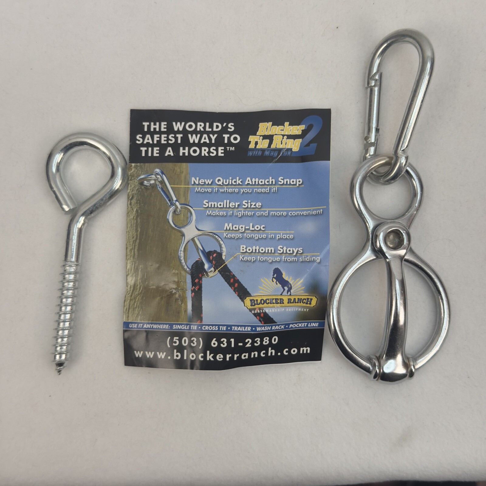 Blocker Tie Ring II - Stainless Steel Chrome