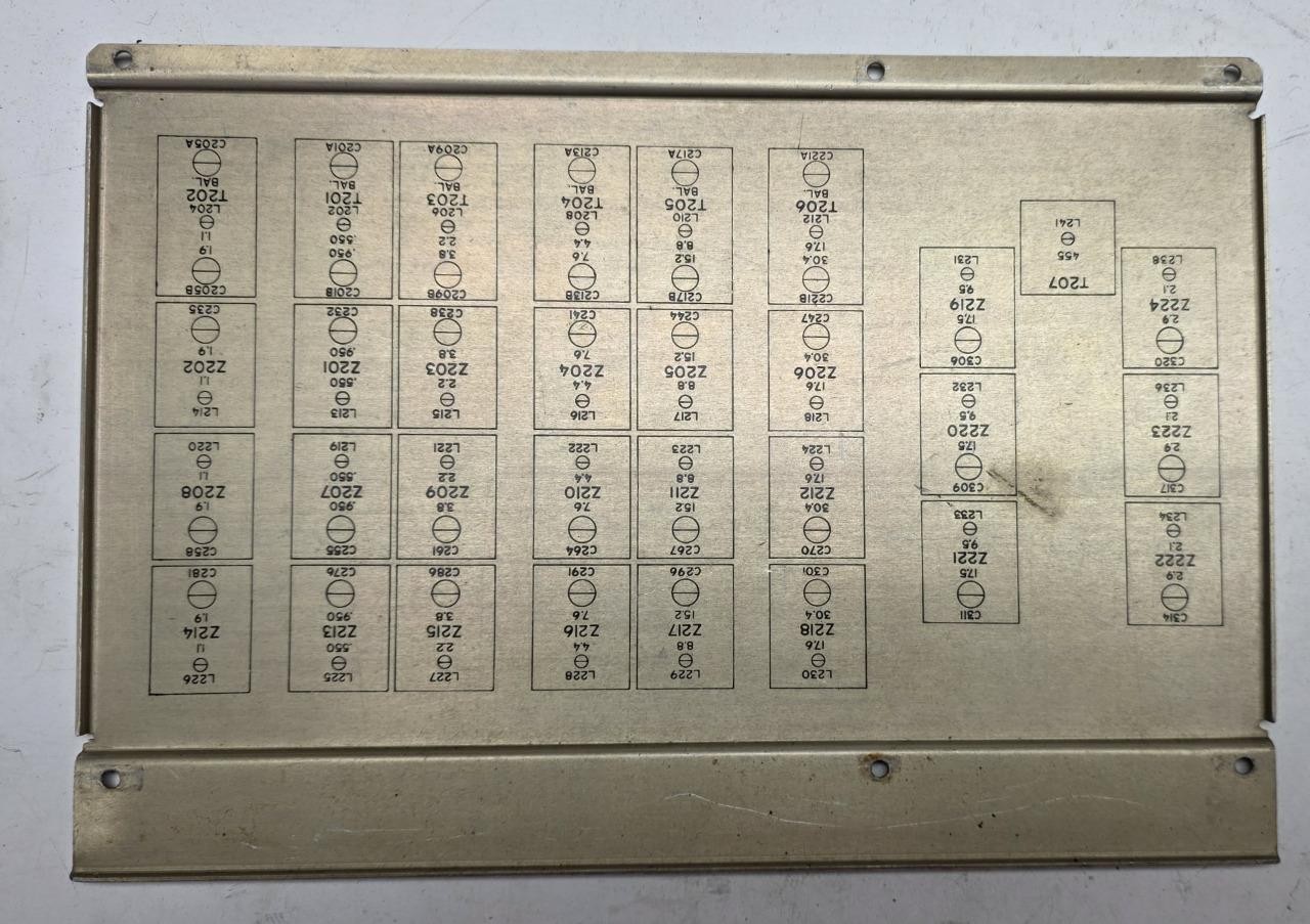 R-390 RADIO RECEIVER RF TUNER COVER PROTECTED THE SLUG RACKS