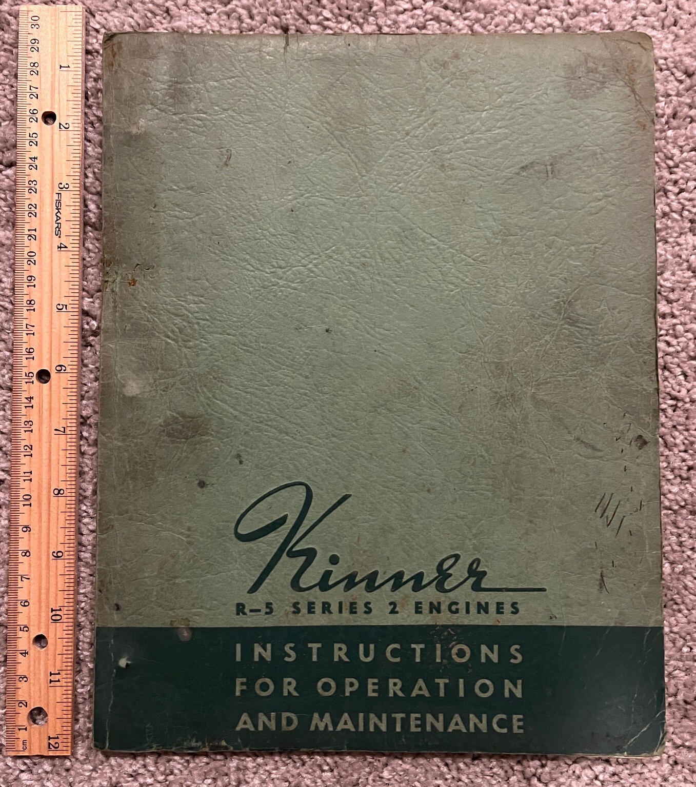 Kinner Aircraft Engines Operation Manual R-5 Series 2 February 1940 WWII