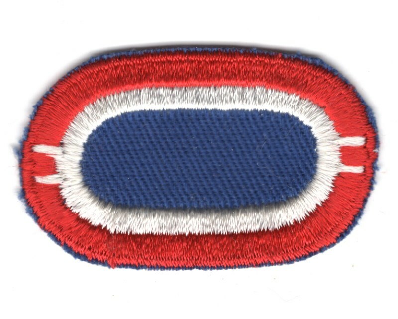 Army Airborne Oval Patch: 2nd Brigade, 82nd Airborne Division - cut edge, twill