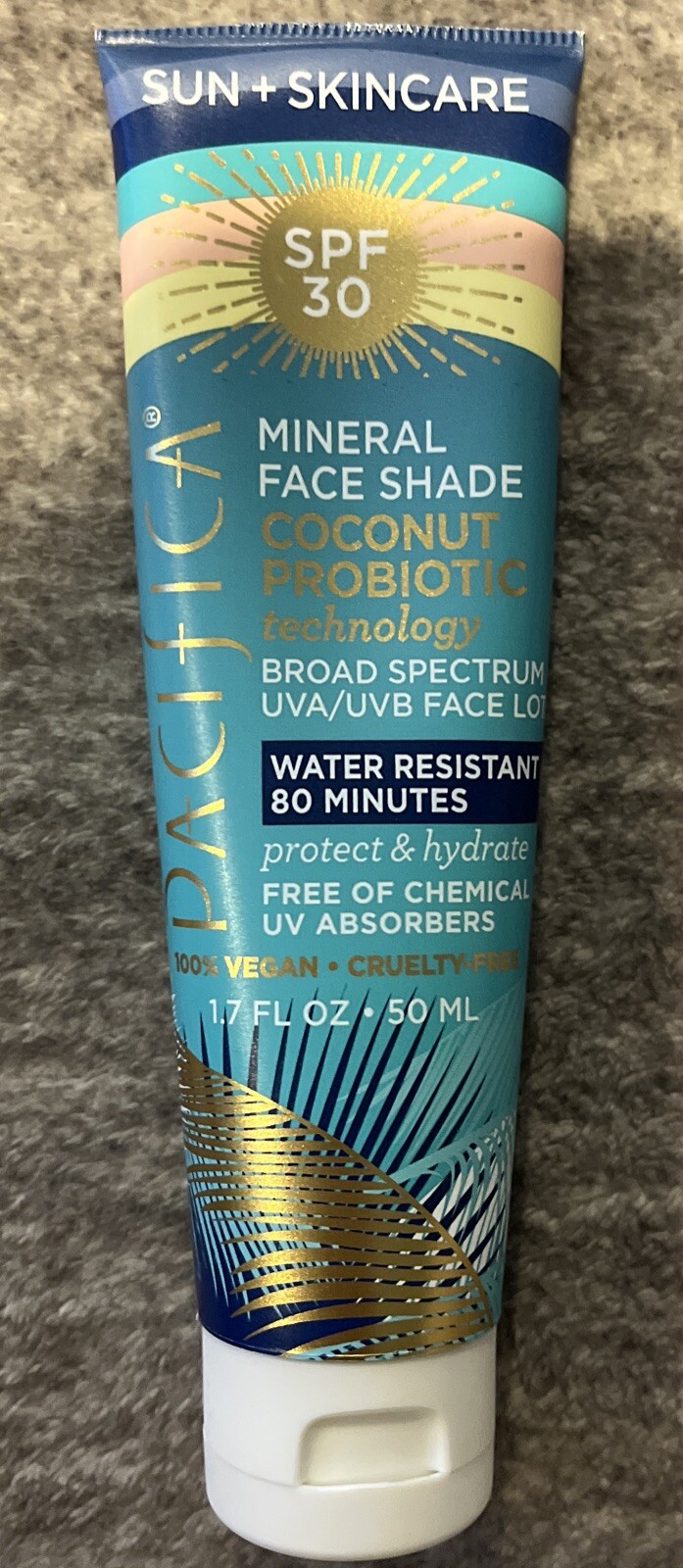Pacifica Mineral Face Coconut Probiotic SPF 30 1.7 Oz READ Description ~3 Packs
