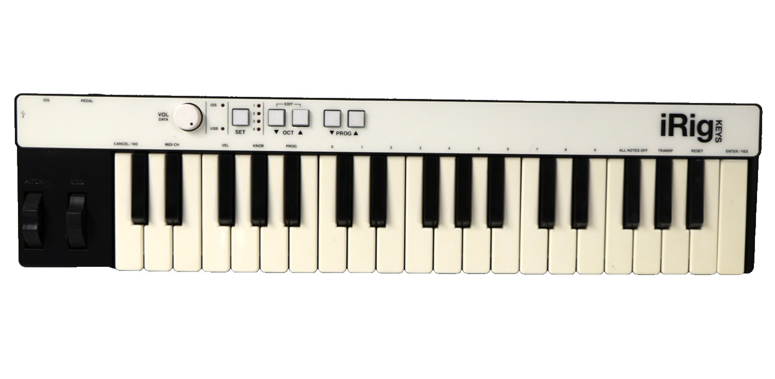 IK Multimedia iRig Keys 37-Key Mobile MIDI Keyboard Controller - Untested