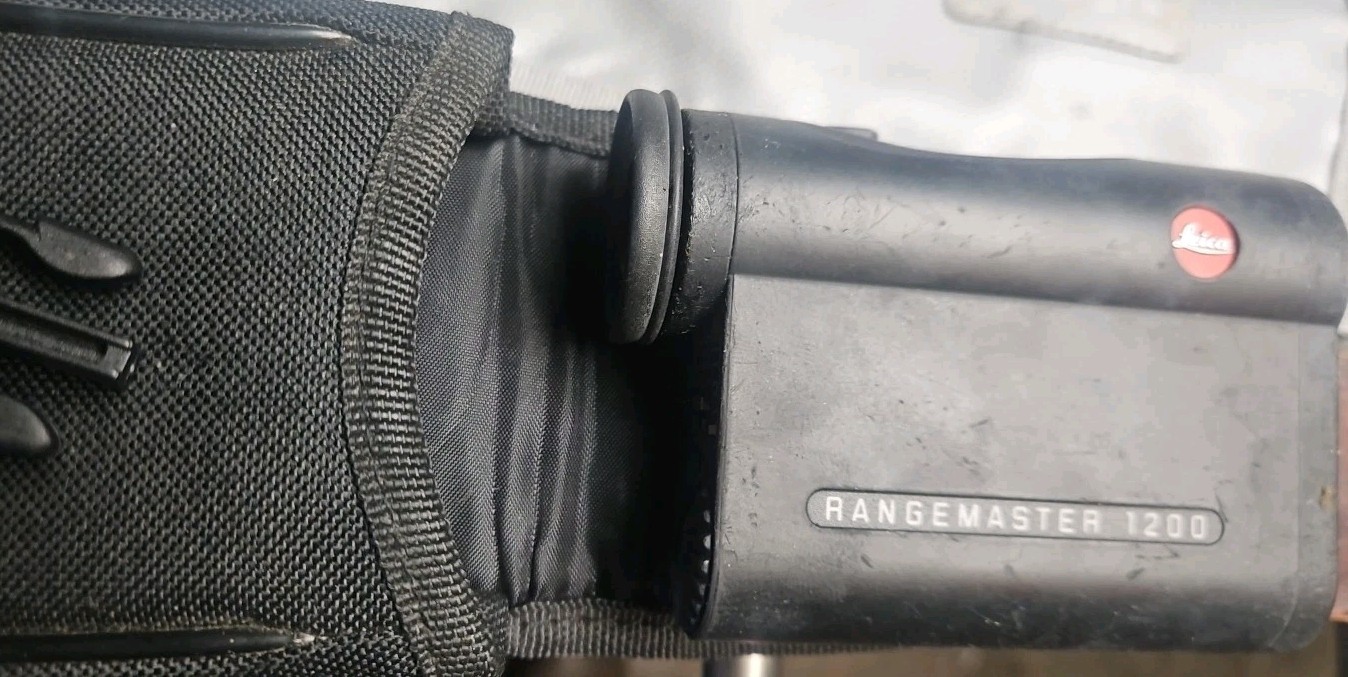 Leica Compact Rangemaster 1200 Yards Scan Mode Laser Rangefinder 7x Black