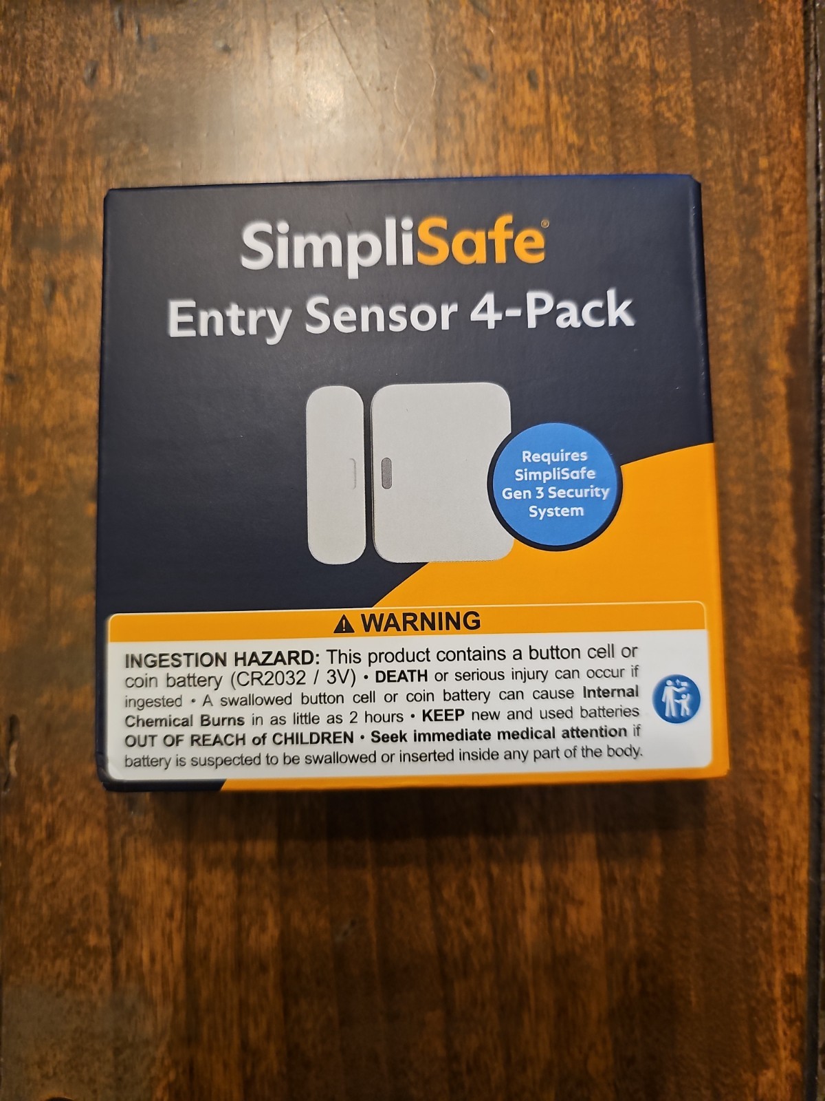 SimpliSafe ENS304 Entry Sensor Pack of 4 - White