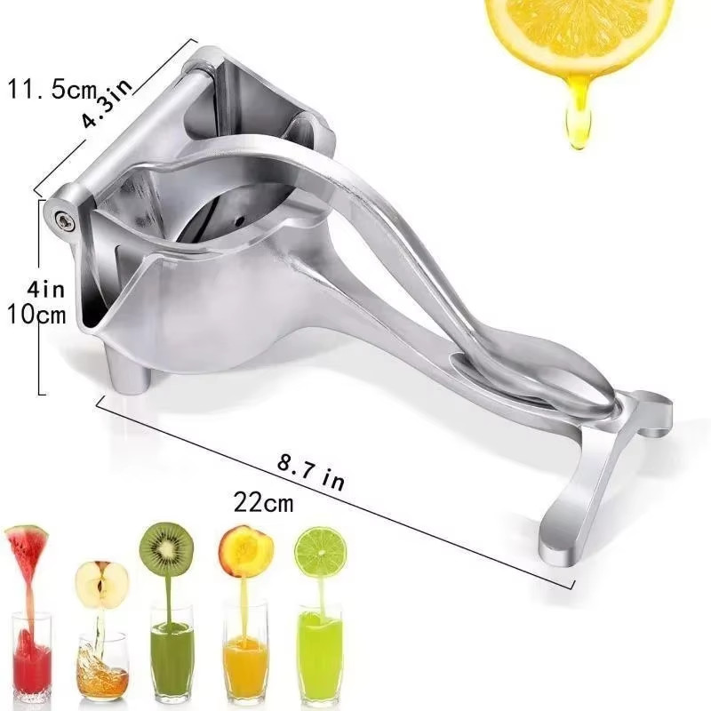 Juicer, Fresh Fruit Juice Extractor Aluminum Alloy, Juice Squeezer Handheld, Man