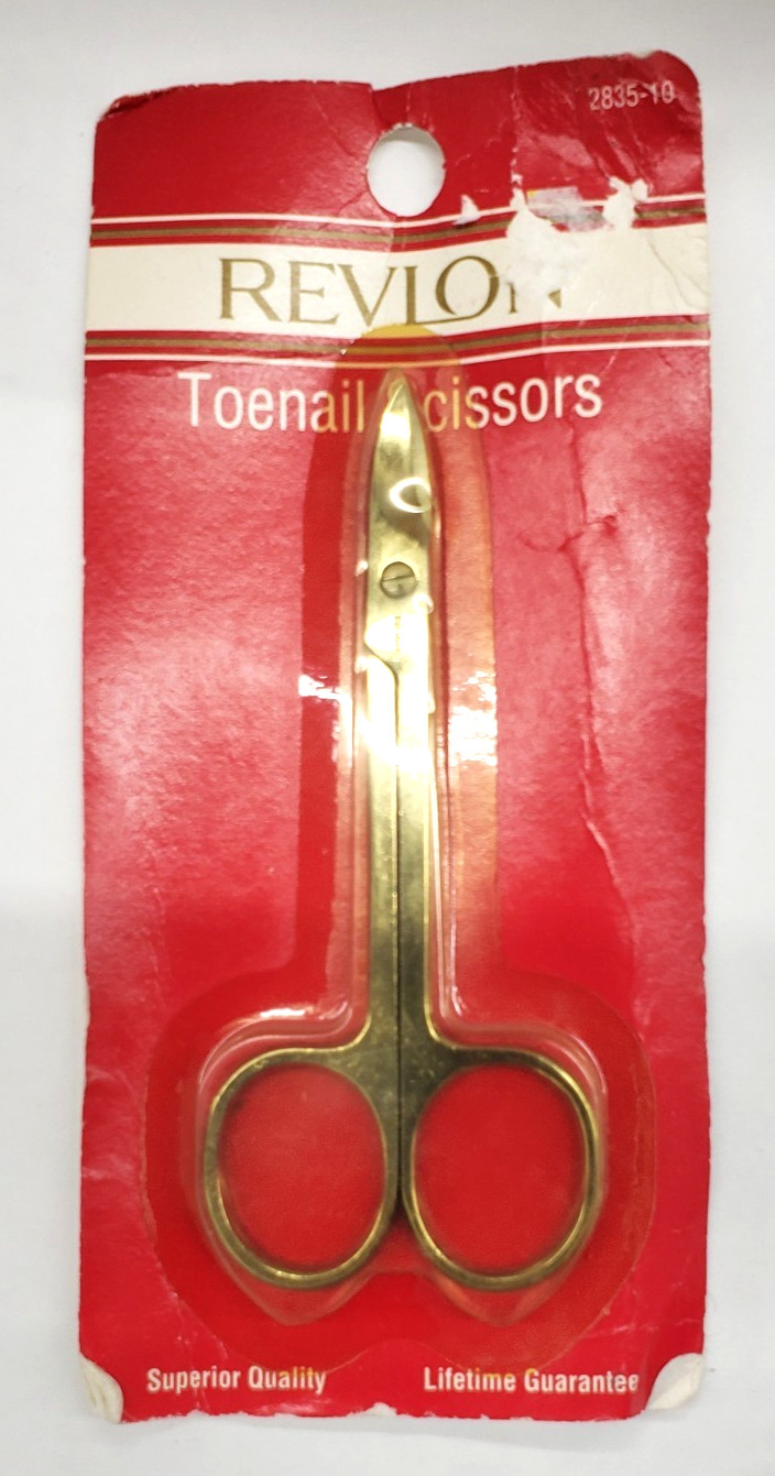 NEW Revlon 90s Vintage Curved Toenail Scissors 2835-10