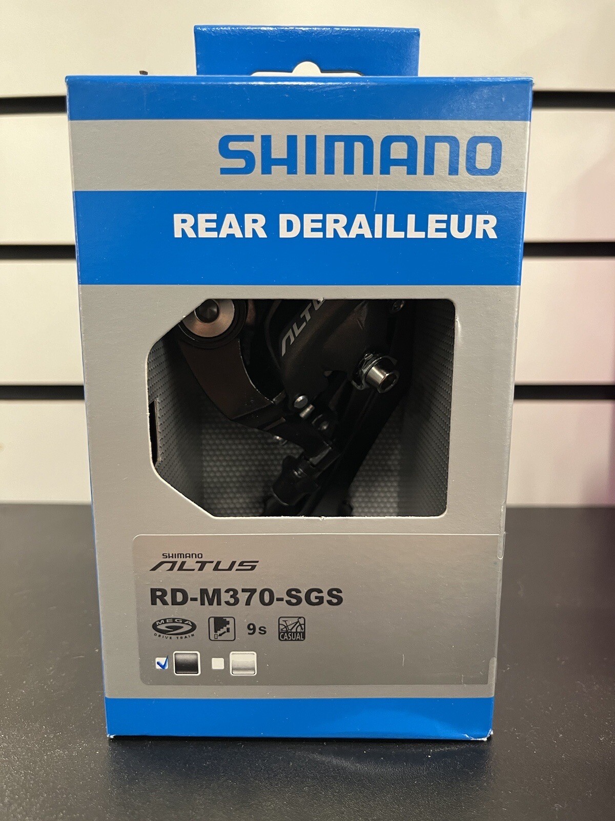 Shimano Altus RD-M370-SGS 9-Speed Rear Derailleur