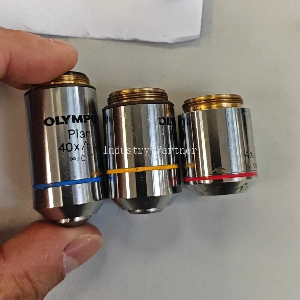 Olympus Plan 4x/10x/40x Microscope Objectives.