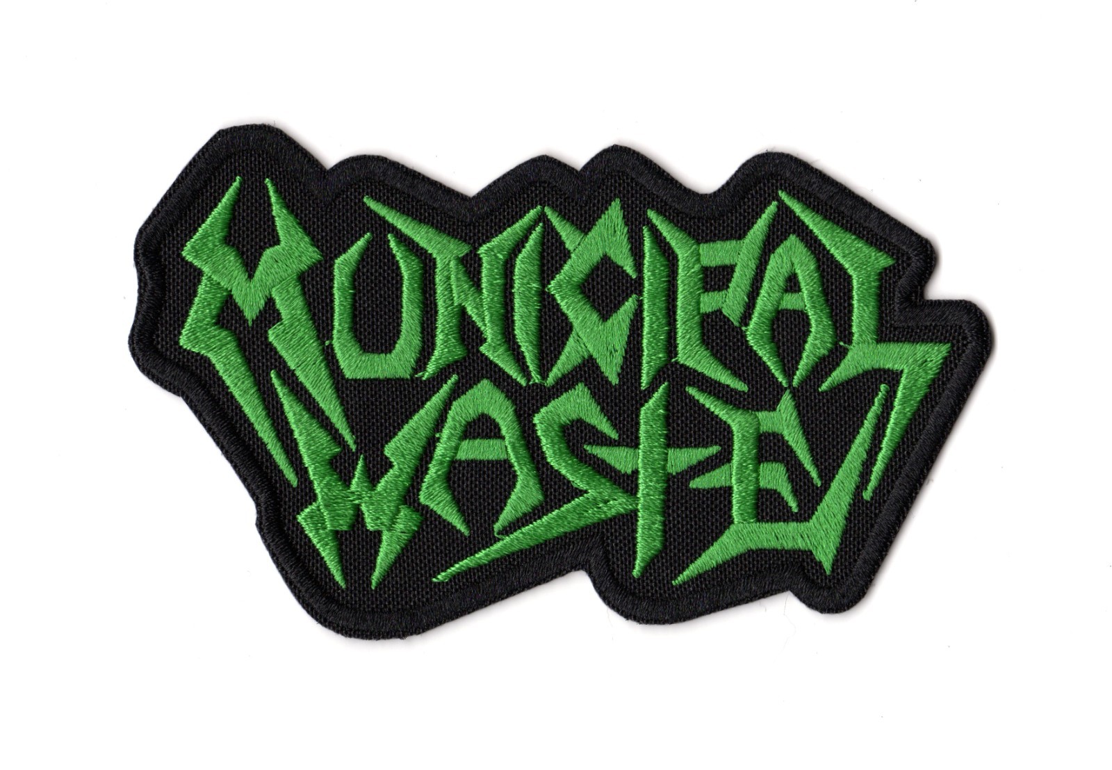 Municipal Waste Sew On Patch American Thrash Metal Crossover Thrash Band Logo