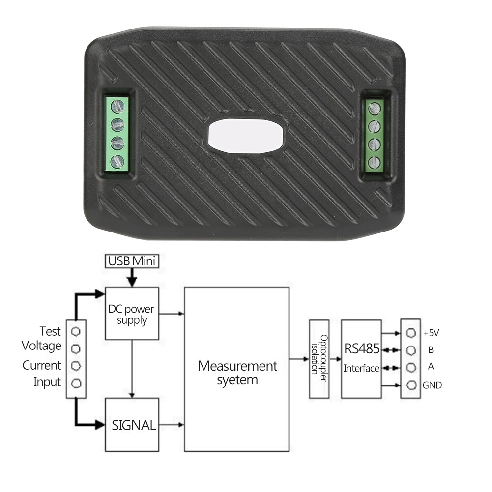 PEACEFAIR PZEM-017 DC Voltage Current Power Energy Consumption Meter Module(#3)