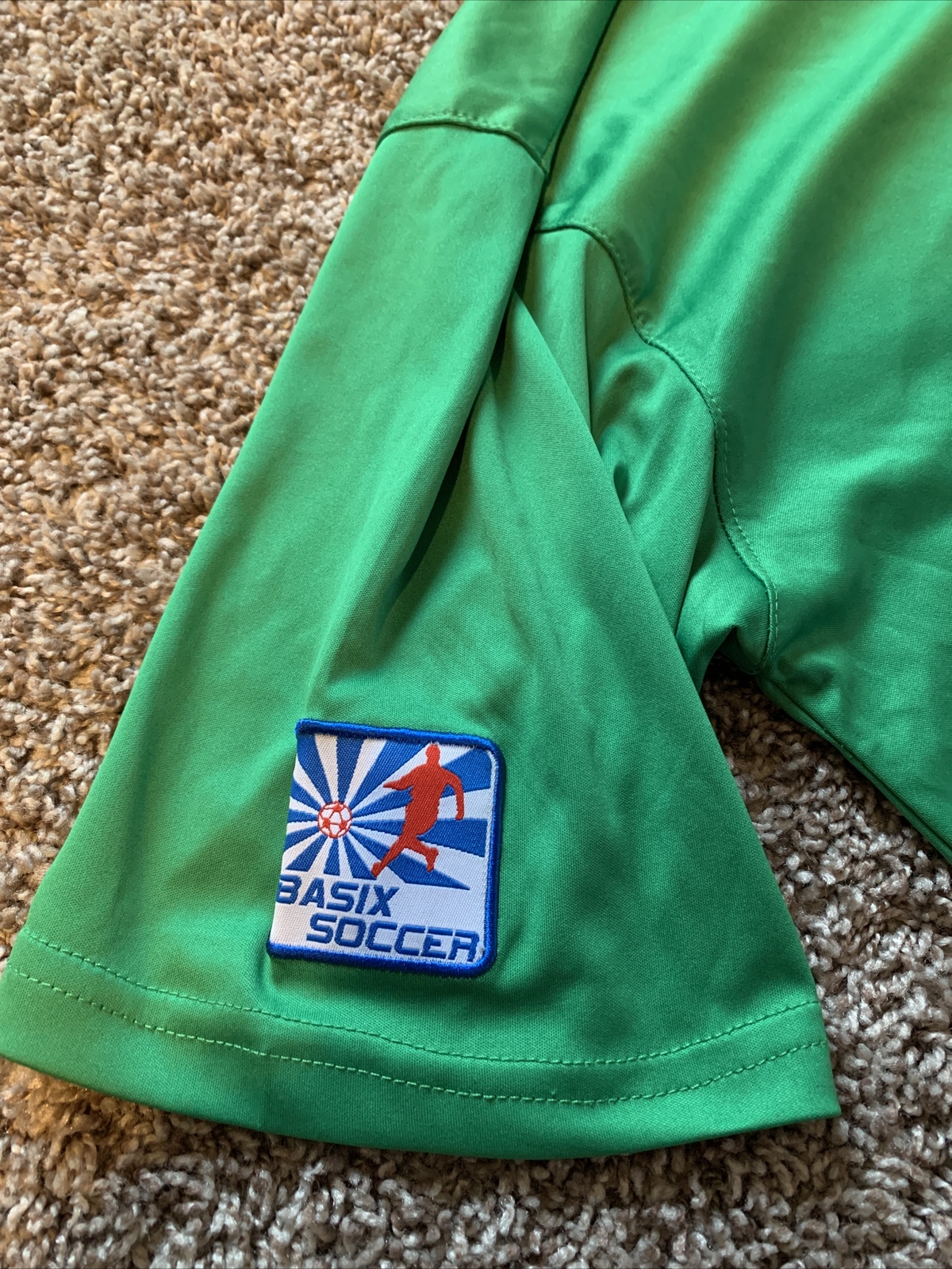 Basix Soccer Mens Green White Red Mexico Soccer Shirt Size XL Polyester