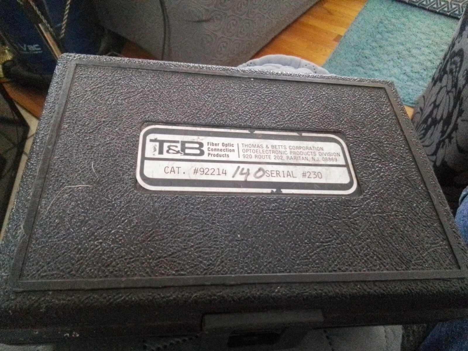 T&B Fiber Optic Cleaving Tool # 92214-140 With Case!