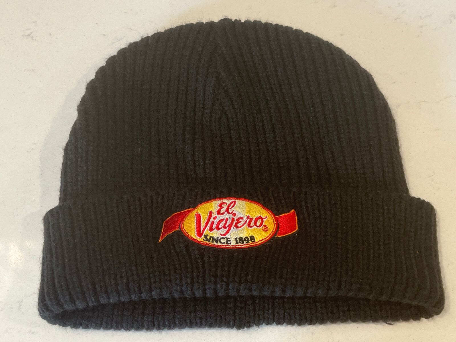El Viajero Beanie Ski Cap Port Authority Winter Hat Black Unisex Adults
