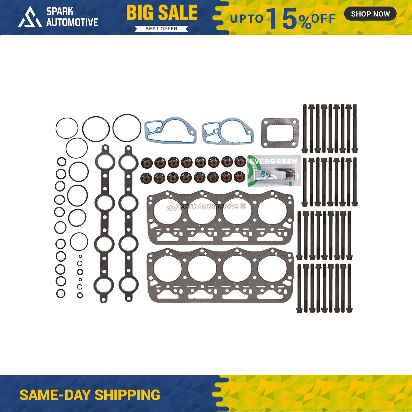 Head Gasket Bolts Set Fit 94-03 Ford E350 E450 F250 F350 Diesel Turbo 7.3 F,K,M