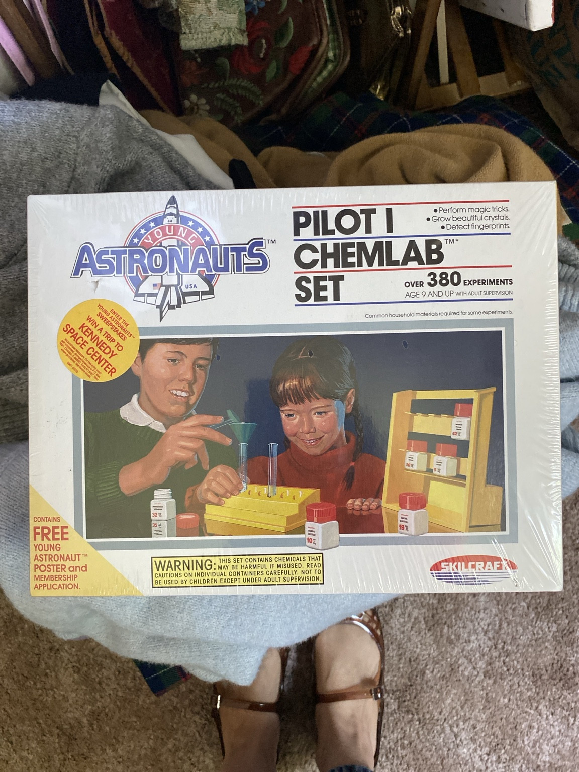 Young Astronauts Pilot I ChemLab Set" Sealed