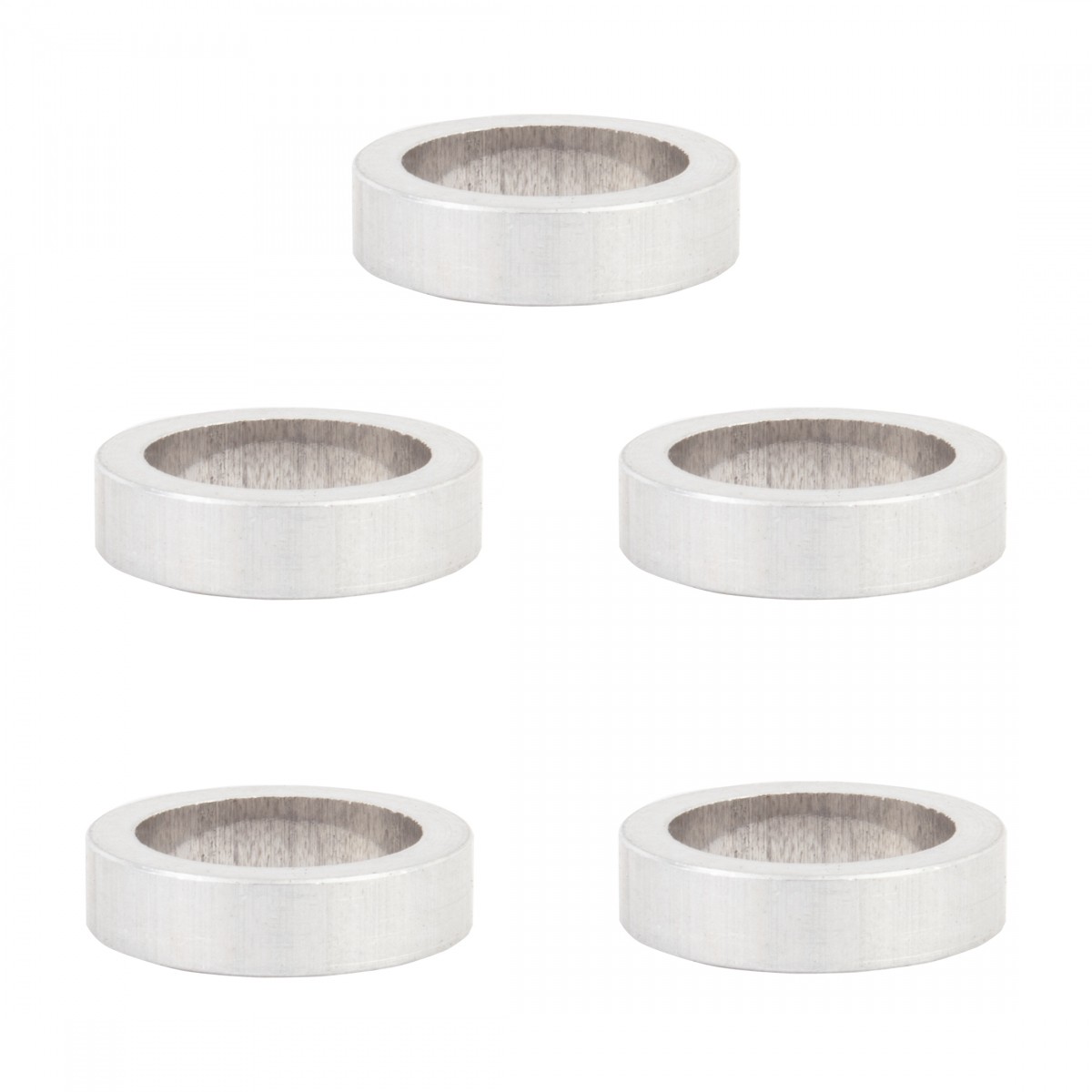 Origin8 Silver Alloy 3.5mm Chainring Spacers - Custom Fit for Triple Cranksets