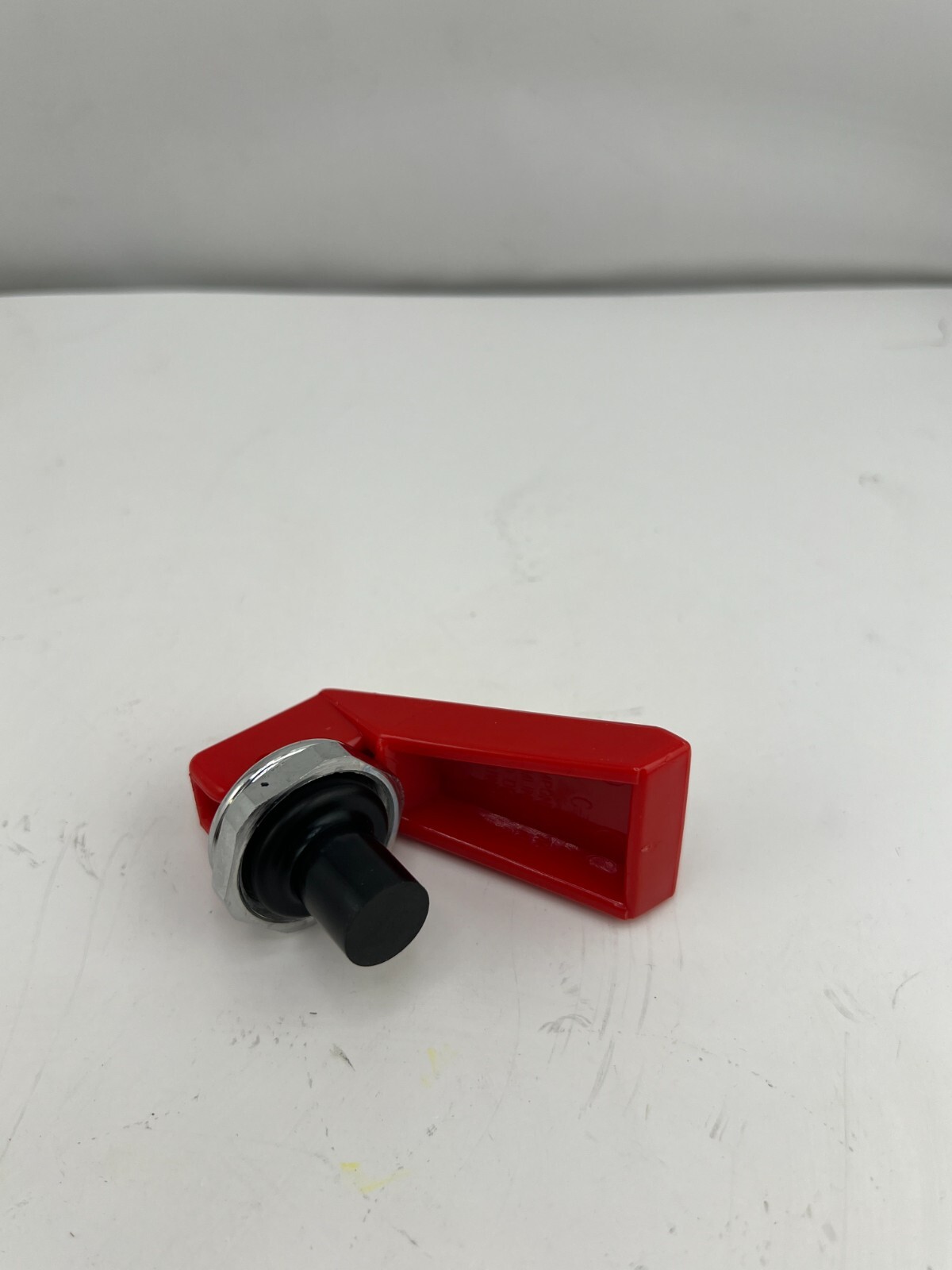 Faucet Handle And Stem Assembly Red / Warning Hot Water