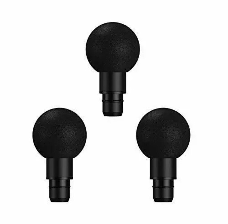 3 Pack Foam Ball Round Head Massage Gun Tool Attachment Replacement New Durable