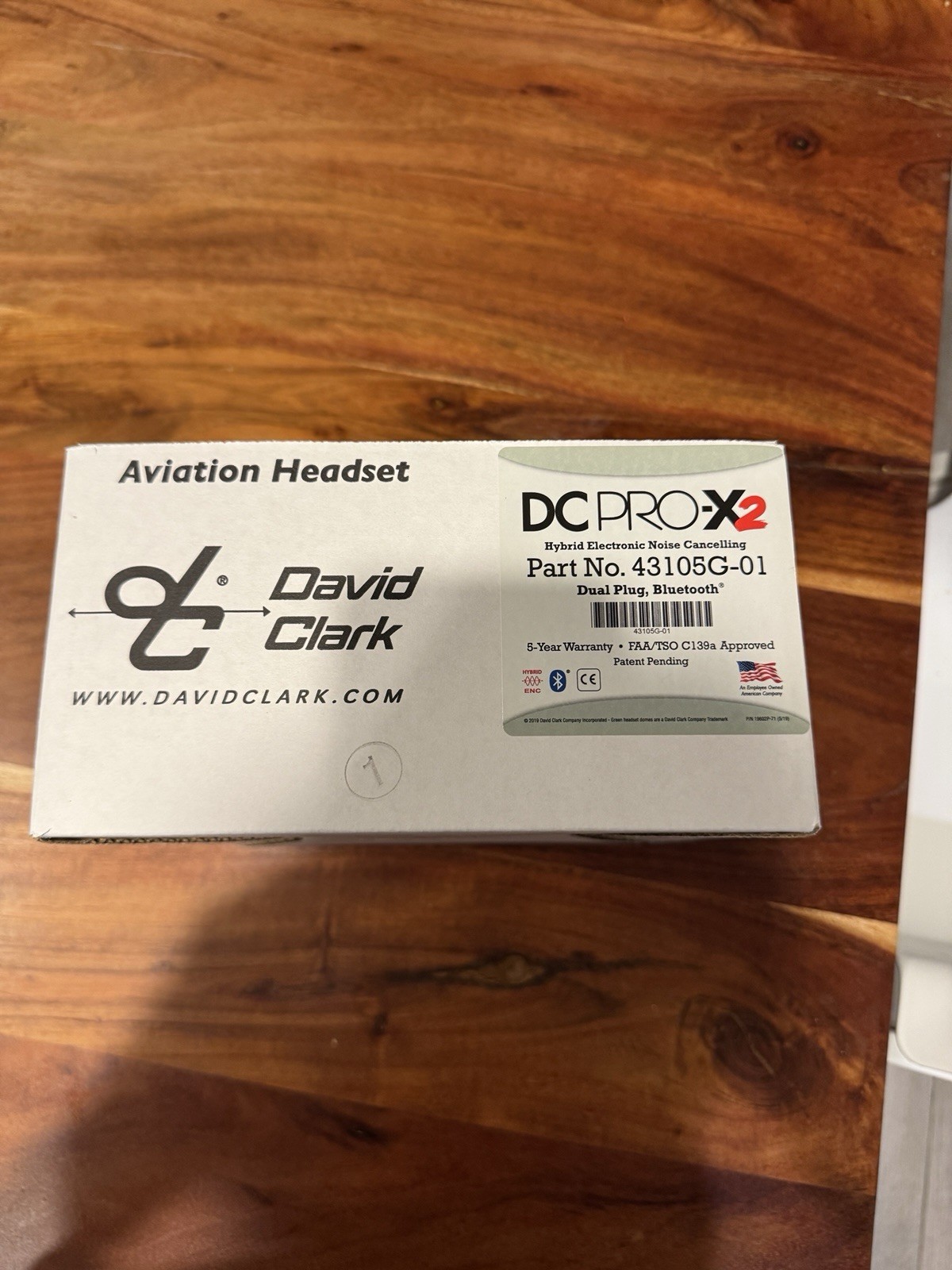David Clark Pro X2 ANR Bluetooth Dual GA Plug