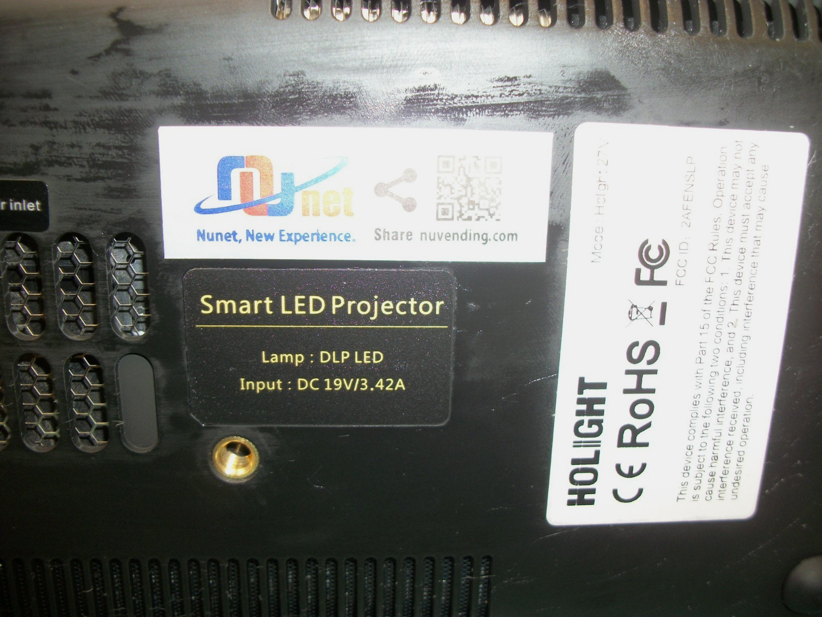 HOLIGHT 27M Smart LED Projector. Office Stored Item in Box.