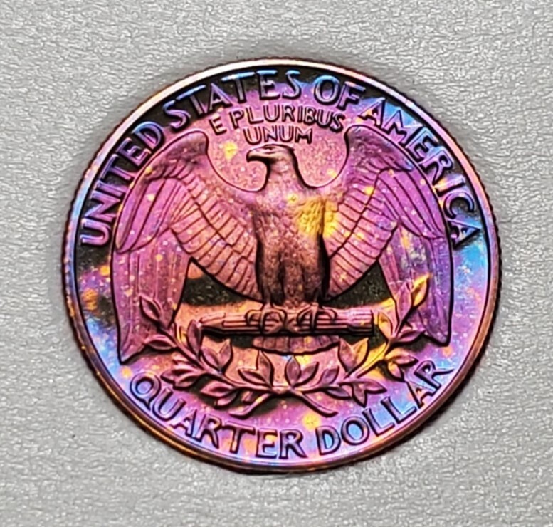 TONED 1981 S WASHINGTON QUARTER PROOF UNC #C3047