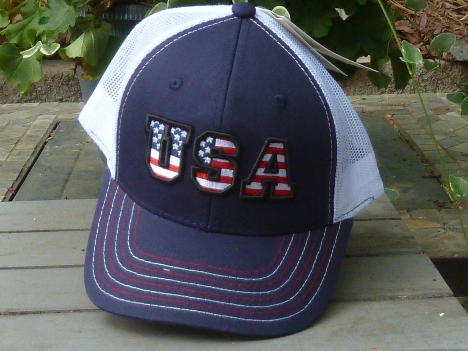 USA  Blue/Mesh  Golf Hat Free Masters BM w/ Purch Dorfm Pacific Free Masters BM