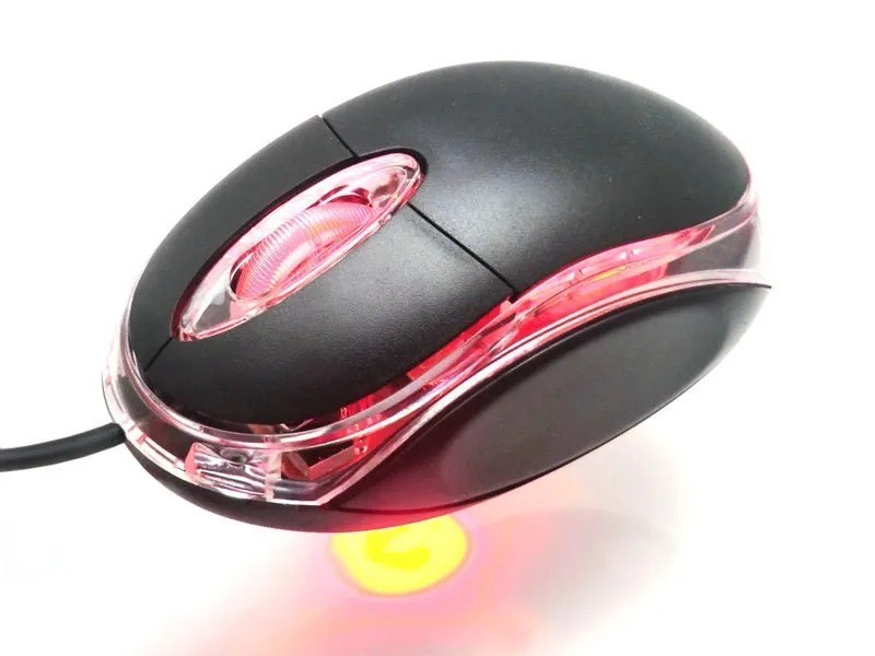 Mini USB Wired Optical Mouse 1000 DPI LED Gaming for PC Laptop Notebook Computer