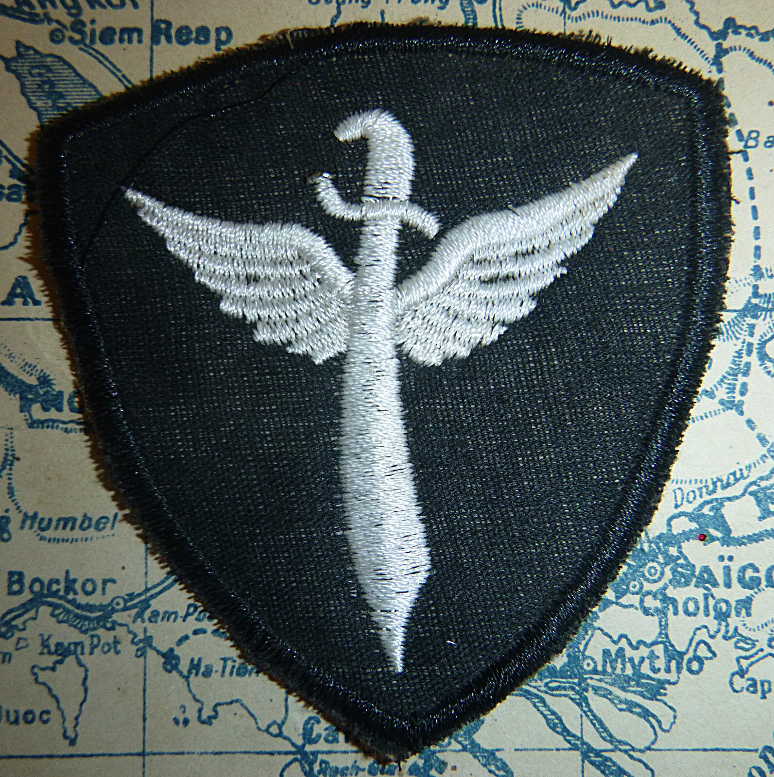 PRU / CIA PATCH - Phoenix Assassination Program - MACV-SOG - Vietnam War - xx BL