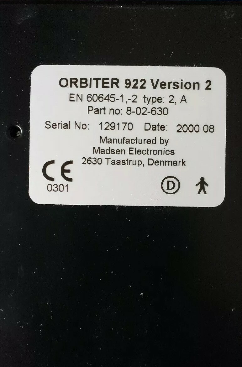 Madsen Orbiter 922 Clinical Audiometer Version 2 !!Very Nice!!