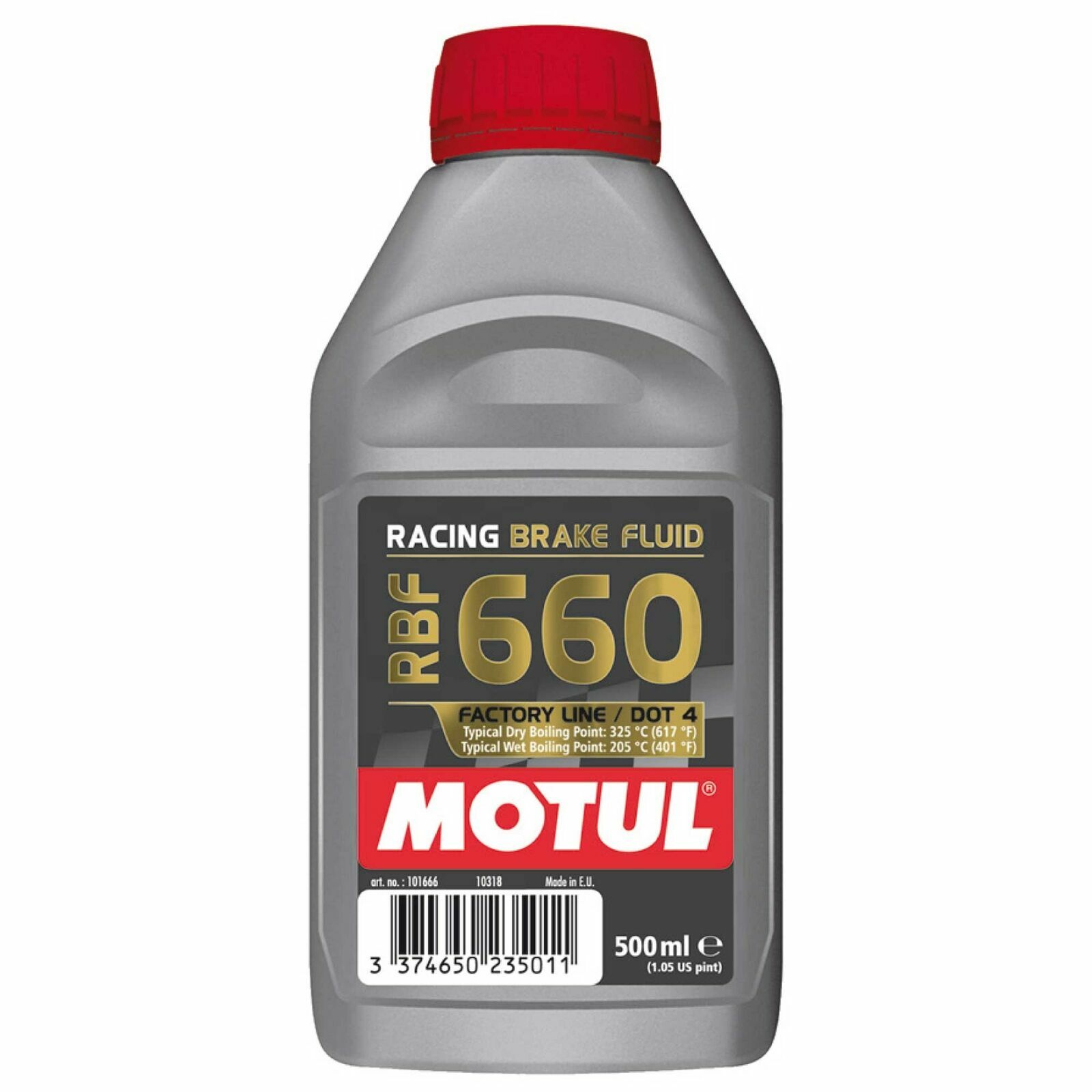 Motul RBF 660 Factory Line Racing Brake Fluid High Boiling Point DOT 4 500ml